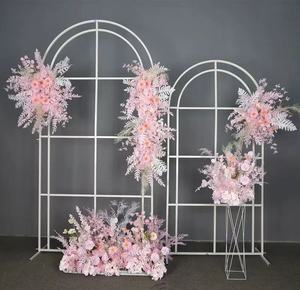 Bouquet suspendu de fleurs artificielles en soie chinoise, élégant, vintage, moderne et romantique, pour arche de mariage, fond de scène et allée - Product Image 4