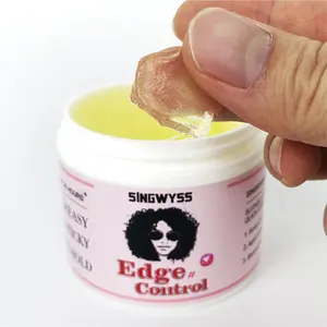 Großhandel Edge Control Haar wachs nicht fettig Non Frizz Leicht zu reinigen Frauen Braid Pomade