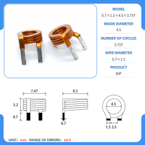 Cuộn cảm ứng dây đồng phẳng Quảng Nghi, cuộn cảm điện cao áp, cuộn cảm lõi khí - Product Image 2