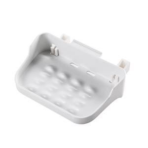 Jabonera Simple Rectangular de Material ABS con Drenaje Automático, Instalación con Ventosa, Estante de Almacenamiento para Baño y Cocina, Diseño Minimalista - Product Image 5