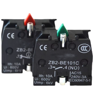 Contacto Auxiliar ZB2BE101C/102C/103C, Base de Bloqueo ZB2BZ21C, Accesorio de Botón Pulsador de 22 mm - Product Image 3
