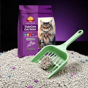 Litière pour chats en bentonite à forte absorption, 99 % sans poussière, avec charbon actif, fabrication OEM/ODM - Product Image 1