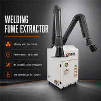 Extracteur de fumées de soudage mobile sur mesure, haute efficacité, filtres à 99,99 %, faible bruit, nouveau pour poste de travail de soudage robotisé, collecte de poussière