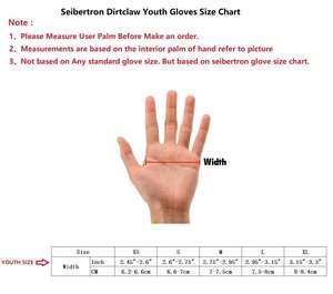 Guanto da <span class=keywords><strong>Football</strong></span> Seibertron M.S.Z.Q-6 per Giovani, Mezze Dita, Antiurto, Protezione Posteriore della Mano in TPR Flessibile - Product Image 2