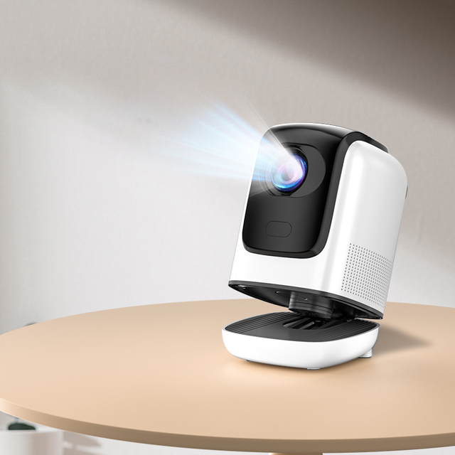 Android 11 Smart Projector with Wifi 240 ANSI 4K Proyector Outdoor Home Cinema Portable Projector Tripod HiFi Speaker 3 IN1