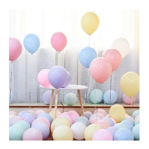 Artículos de Decoración para la Primera Fiesta de Cumpleaños de Bebés y Niños, Globo de Helio Azul Morado de 10 Pulgadas para Niños - Product Image 4