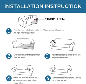 IDOTEX, gran oferta, 4 piezas, funda elástica Jacquard elástica para sofá, 3 <span class=keywords><strong>asientos</strong></span>, 3 plazas, funda para sofá, funda para sofá - Product Image 6