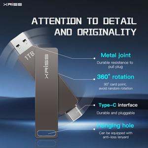 แฟลชไดรฟ์ USB แบบหมุนได้โลโก้ตามต้องการแฟลชไดรฟ์ชนิด C 64GB 128GB 256GB แฟลชไดรฟ์โลหะ3.0 1TB 3in1โลหะสำหรับ <span class=keywords><strong>iPhone</strong></span> - Product Image 5