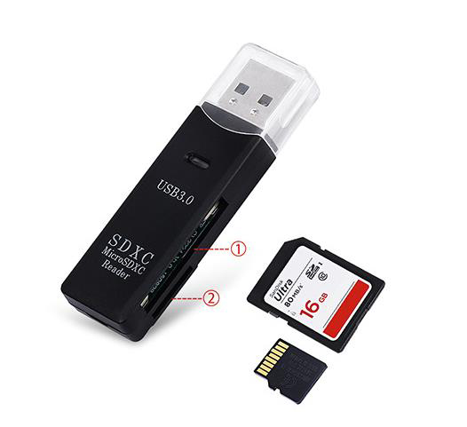 2020 новый тренд 2 в 1 кардридер SD-карта и TF-карта USB 3,0 Micro Reader