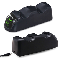 Station de charge pour manette PS4, double USB avec indicateurs LED, chargeur de joystick pour manette PS4