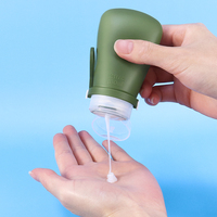 Bouteilles de recharge de voyage en silicone réutilisables et écologiques de 90 ml 60ml approuvées par la TSA pour lotion/liquide/cosmétique/shampooing