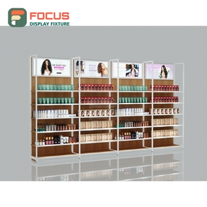 Modern Salon Wig Display Counter Glass Top Multi Drawer Shelf Store Display Counter Cabinet - Product Image 1