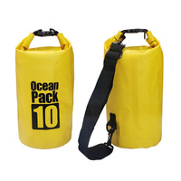 Ocean Pack Sport Beach Gear 500d Pvc Sacs étanches personnalisés étanches 2L 5L 10L 20L PVC Ocean Pack Sac étanches