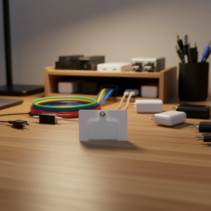 Étiquettes pour cordons, 10 pièces en plastique blanc avec trou pour l'étiquetage et l'organisation - Product Image 2