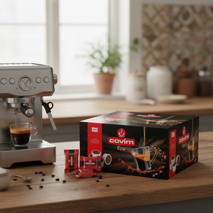 Capsule di Caffè Compatibili Espresso Point 100 Miscela Granbar Covim 0,15g/Capsula - Product Image 3
