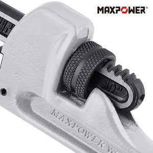 Maxpower Dụng Cụ Cờ Lê Ống Nước Thẳng Bằng Nhôm Chịu Lực Lớn Kẹp Hàm Lớn - Product Image 3
