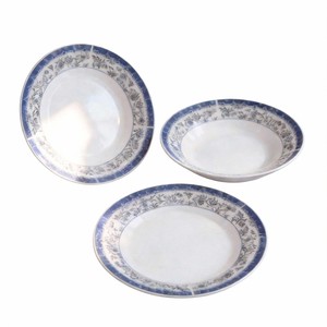 Juego de Vajilla de Cerámica Harvit de 18 Piezas con Diseño Clásico, Borde Plateado <span class=keywords><strong>y</strong></span> Decoración de Flores Asadas - Product Image 1