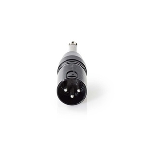 Nedis XLR Adapter Mono <b>3</b>-<b>Pin</b> Male to 6.35mm Male Metal <b>Plugs</b> Audio Connector - Product Image 3