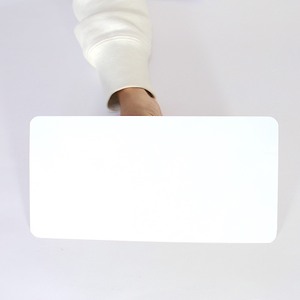 Decoración de placa de matrícula de coche, Impresión de Metal de aluminio, blanco brillante, sublimación, sin cantidad mínima de 520x110mm - Product Image 2