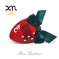Großhandel Mode Korea Schmuck Ring Phantasie Kunststoff Acetat Mädchen Geschenk Ring benutzer definierte Fingerring Design Erdbeer Accessoires Frauen