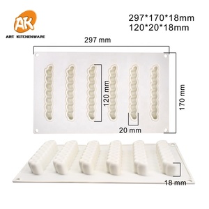 <span class=keywords><strong>Moldes</strong></span> de Silicona <span class=keywords><strong>para</strong></span> Pastel de Mousse con Forma de Ola de 6 Cavidades AK <span class=keywords><strong>para</strong></span> Repostería, <span class=keywords><strong>Moldes</strong></span> <span class=keywords><strong>para</strong></span> Gelatina, <span class=keywords><strong>Moldes</strong></span> <span class=keywords><strong>para</strong></span> <span class=keywords><strong>Chocolate</strong></span> DIY MC-147 - Product Image 3