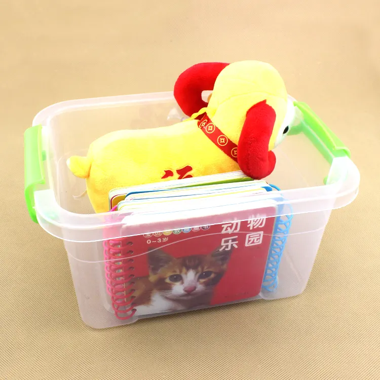 3 Sizes Pp Transparent Plastic Cases Children Toy Stationery Set Snack Combination Storage Box