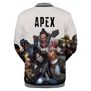 Fournisseur de la Chine Vente en gros Sweat à capuche personnalisé <span class=keywords><strong>Apex</strong></span> Legends Impression 3D Sweat-shirt polaire Veste de baseball pour hommes - Product Image 5