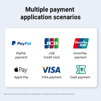 Kiosque interactif de terminal de paiement d'auto-commande d'écran tactile de Plein HD capacitif pour Supermacket