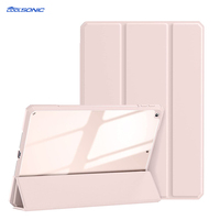 Casing Belakang PC Transparan Pelindung TPU Pintar untuk iPad Mini 6 Mini 7 8.3 Inch dengan Slot Pensil Anti Benturan, Fitur Auto-Sleep Magnetik