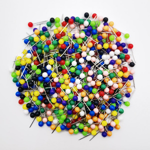 Alfileres de Colores de 4 mm, Colores Variados, Plástico y Acero Inoxidable, para Accesorios de Pesca, Marcadores de Mapas, Clavos para Corcho, Hechos en China - Product Image 1
