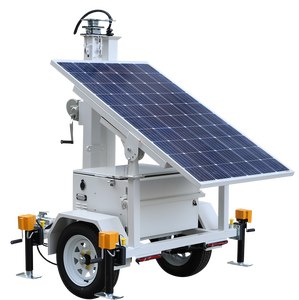 Petite remorque solaire pliable portable 2023 avec haut-parleur et lampe flash - Product Image 5