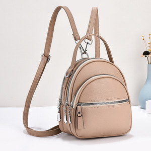 PU-Textured Multi-Functional Mini <b>Backpack</b> <b>Small</b> Rucksack Black Waterproof Girls Casual Women Little Day PackBackpacks Woman - Product Image 4