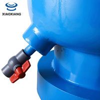 Polisseuse vibrante XIAOXIANG 95L, équipement compact de polissage par vibration pour le débavurage de petites pièces métalliques