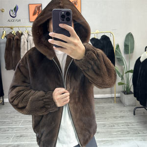 Di alta qualità di Design di moda invernale caldo e spesso morbido <span class=keywords><strong>cappotto</strong></span> di pelliccia di <span class=keywords><strong>visone</strong></span> per gli uomini - Product Image 5