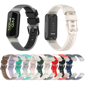 <span class=keywords><strong>Bracelet</strong></span> de remplacement de <span class=keywords><strong>bracelet</strong></span> de sport pour <span class=keywords><strong>Fitbit</strong></span> <span class=keywords><strong>Inspire</strong></span> <span class=keywords><strong>3</strong></span> accessoires de <span class=keywords><strong>bracelet</strong></span> <span class=keywords><strong>Bracelet</strong></span> de montre en silicone transparent deux couleurs - Product Image 1