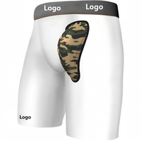 Shorts de compression AirCore pour jeunes avec coque rigide, coque souple en copolymère léger, design discret, protection sportive, logo personnalisé