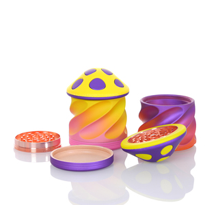 Molinillo de setas alucinógenas grandes 2025, trituradora de especias, molinillo de tabaco para fumar, regalo con caja de exhibición - Product Image 6