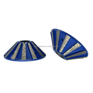 Forma de rueda de perfilado CNC E-Ruta biselada de 45 grados E20/E30/E40mm Broca de enrutador de diamante segmentada para granito mármol cuarzo - Product Image 1