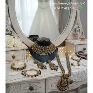 Handcrafted Fine Jewelry <b>Set</b> Sparkling Austrian <b>Beads</b> Elegant Bridal Necklace Collection - Product Image 3