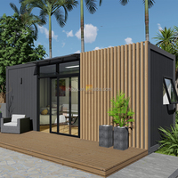 Maison conteneur préfabriquée de 40 pieds à haut volume, durable, à montage rapide, type Tiny Home, à prix bas, pour la Colombie et la Belgique