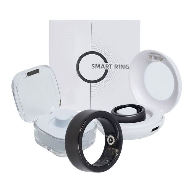 New Arrivals Cheap AI Smart Ring Health Tracker App Control Stainless Steel IP68 Waterproof 3-Month Battery Life for Men Women