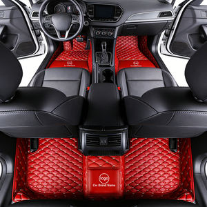 Tapis de sol de voiture en cuir PVC imperméable 5D de luxe sur mesure, best-seller toutes saisons - Product Image 1