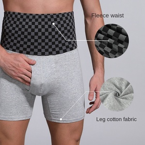 <span class=keywords><strong>Boxer</strong></span> sportivi Anti-abrasione da <span class=keywords><strong>uomo</strong></span> con cintura in cotone <span class=keywords><strong>Boxer</strong></span> lunghi con Logo in vita calda in maglia di cotone - Product Image 3