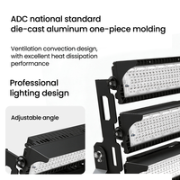 Projecteur LED SMD à luminosité élevée réglable avec support en U GLT15 300W-1500W IP65 pour extérieur
