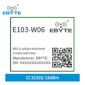บอร์ดทดสอบโมดูล Ebyte E103-W06-TB 2.4GHZ 5.8GHZ 18dBm ใช้พลังงานต่ำ ช่องต่อ USB พอร์ต Serial WiFi E103-W06 - Product Image 2