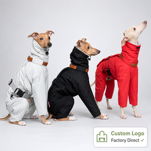 Veste coupe-vent pour <span class=keywords><strong>chien</strong></span> de compagnie en polaire épaisse et chaude pour l'hiver, en polyester, pour Greyhound, <span class=keywords><strong>Griffon</strong></span>, Whippet - Product Image 1