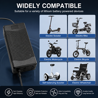 Chargeur de batterie au plomb 48V direct usine pour voiture électrique de drift avec boîtier ABS et connecteur DC XLR GX16 – Solution fiable