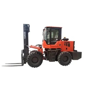 TDER lifting truck 3 ton 5 tons diesel forklift with fork positioner and side shifter