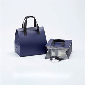 Sac de livraison isotherme jetable personnalisé en non-tissé avec logo, doublure en feuille d'aluminium, sac isotherme pour repas à emporter - Product Image 4
