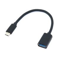 16cm USB 3.1 Type C Mâle vers USB 3.0 a Femelle OTG Cordon de Données Adaptateur Type-C OTG Câble Adaptateur pour Téléphone à Interface Universelle Type C